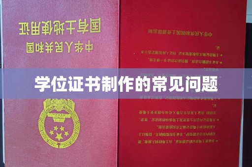 于田学位证书制作的常见问题