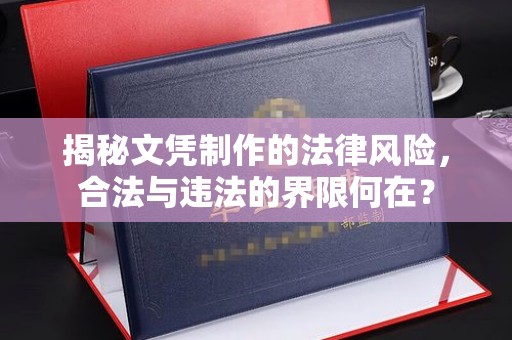 于田揭秘文凭制作的法律风险，合法与违法的界限何在？