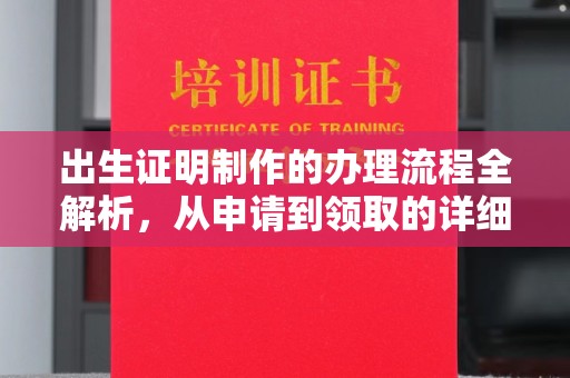 于田出生证明制作的办理流程全解析，从申请到领取的详细指南